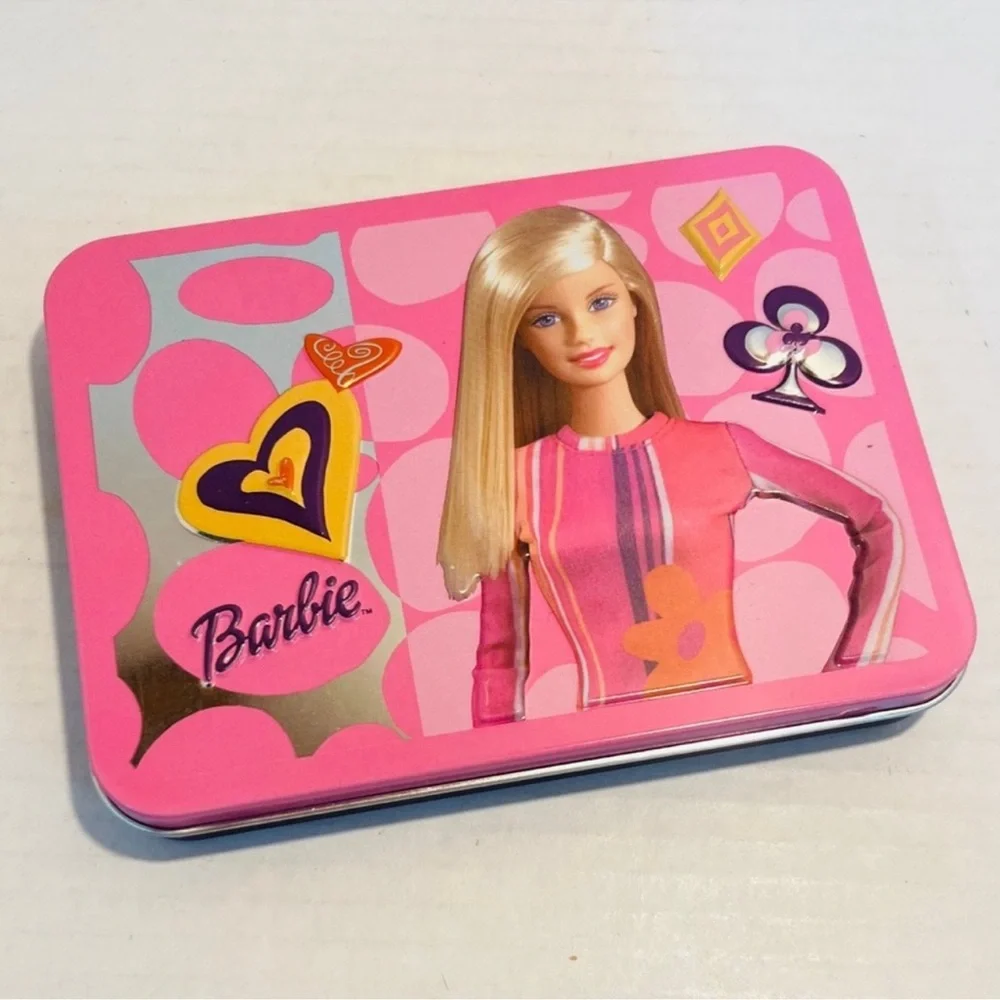 PRICE FIRM RARE Barbie Pink Playing Cards Collector Set - Picture 3 of 16